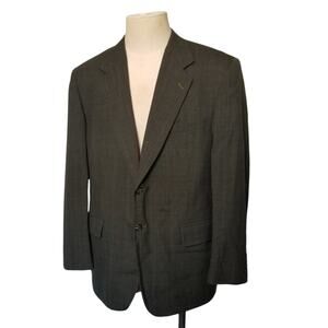 Marco Carelli 42R BROWN 100% Wool Two Button Single Breasted Sport Coat/Jacket